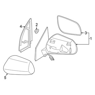 Nissan OE - Front Door - Outside Mirrors