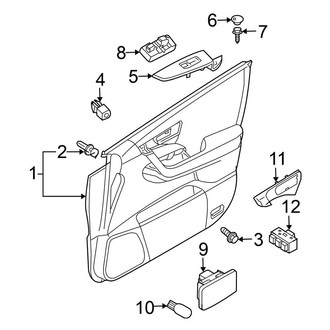 Nissan OE - Front Door - Interior Trim