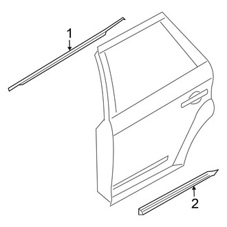 Nissan OE - Rear Door - Exterior Trim