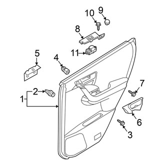 Nissan OE - Rear Door - Interior Trim