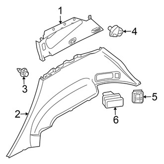 Nissan OE - Quarter Panel - Interior Trim