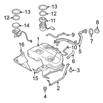 Nissan OE - Fuel System Components