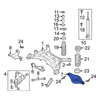 Nissan OE - Rear Right Lower Forward Suspension Control Arm