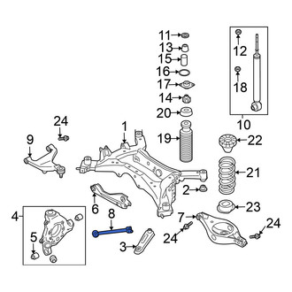 Nissan OE - Rear Suspension Trailing Arm