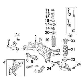 Nissan OE - Rear Suspension - Suspension Components (FWD)