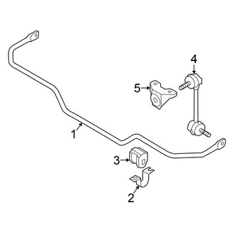 Nissan OE - Rear Suspension - Stabilizer Bar & Components (FWD)
