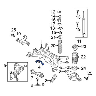 Nissan OE - Rear Differential Carrier Bearing