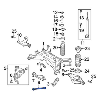Nissan OE - Rear Suspension Trailing Arm