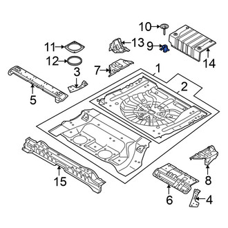 Nissan OE - Spare Tire Bracket