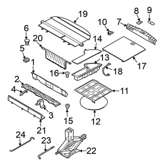 Nissan OE - Rear Body & Floor - Interior Trim