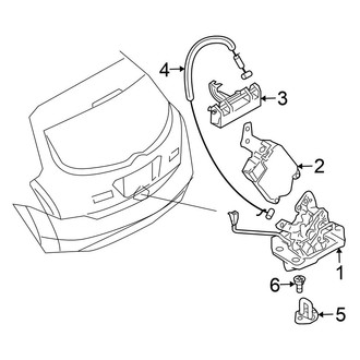 Nissan OE - Lift Gate - Lock & Hardware