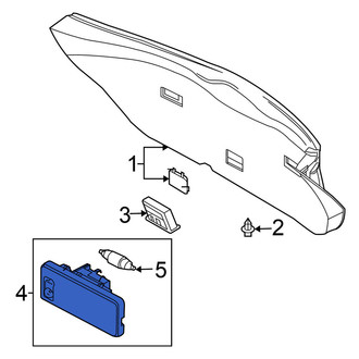 Nissan OE - Rear Cargo Area Light