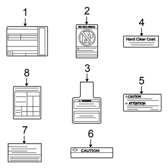 Nissan OE - Information Labels - Labels