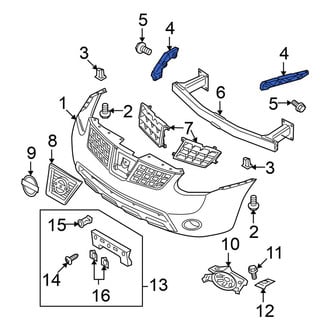 Nissan OE - Left Bumper Cover Stay