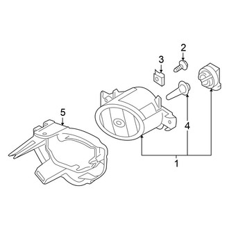 Nissan OE - Front Lamps - Fog Lamps