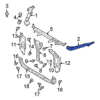 Nissan OE - Front Left Upper Radiator Support Tie Bar