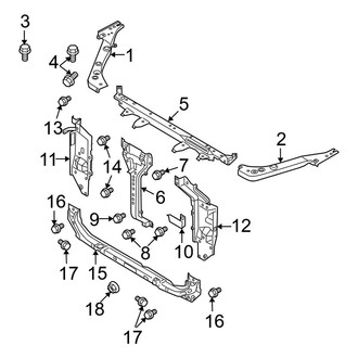 Nissan OE - Radiator Support