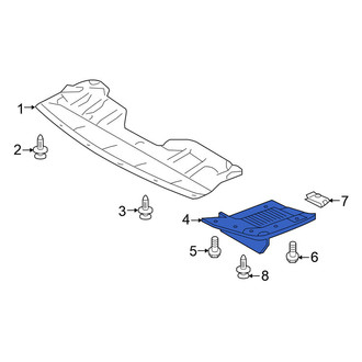 Nissan OE - Front Left Radiator Support Air Deflector