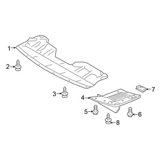 Nissan OE - Radiator Support - Splash Shields