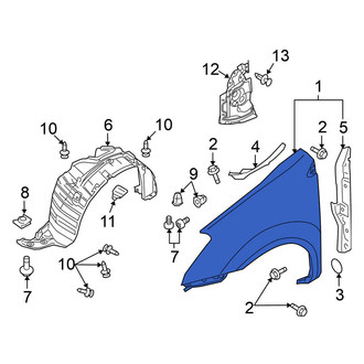 Nissan OE - Front Left Fender