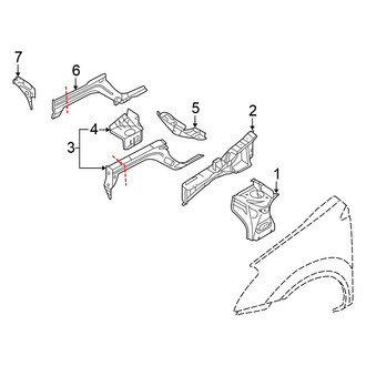 Nissan OE - Fender - Structural Components & Rails