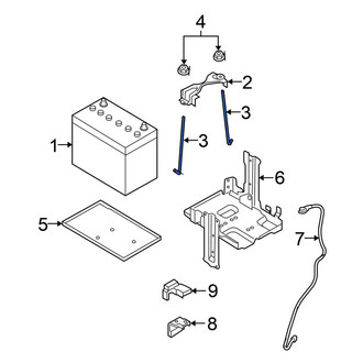 Nissan OE - Battery Hold Down Stud