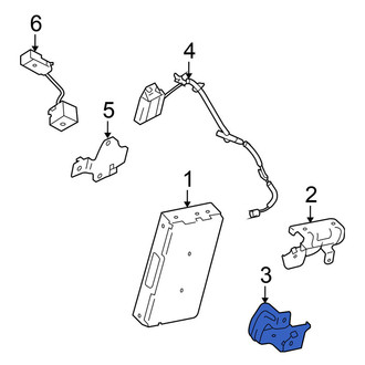 Nissan OE - Lower Mobile Phone Control Module Bracket