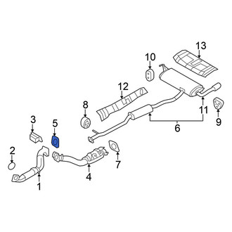 Nissan OE - Center Exhaust Crossover Gasket