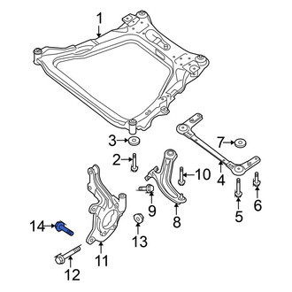 Nissan OE - Steering Knuckle Bolt