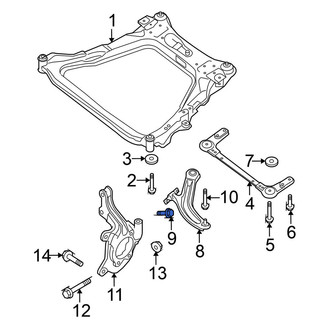 Nissan OE - Front Suspension Control Arm Bolt