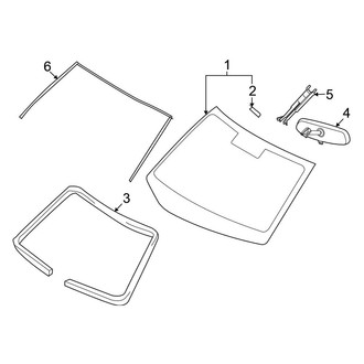 Nissan OE - Windshield - Glass