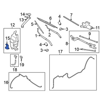 Nissan OE - Windshield Washer Pump