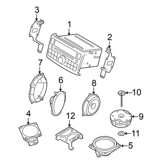 Nissan OE - Instrument Panel - Sound System