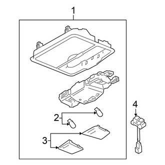 Nissan OE - Overhead Console