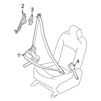 Nissan OE - Restraint Systems - Front Seat Belts