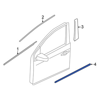 Nissan OE - Front Left Door Molding