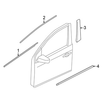Nissan OE - Front Door - Exterior Trim