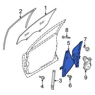 Nissan OE - Front Left Window Regulator