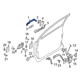 Nissan OE - Front Outer Exterior Door Handle