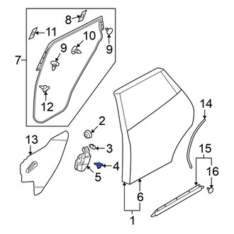 Nissan OE - Door Panel Insulation Clip