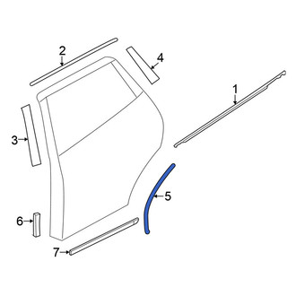 Nissan OE - Rear Door Edge Guard