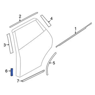 Nissan OE - Rear Right Side Body Trim Protector
