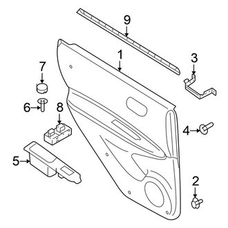 Nissan OE - Rear Door - Interior Trim