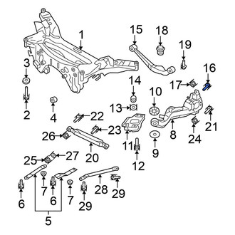 Nissan OE - Suspension Control Arm Bolt