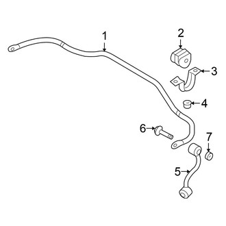 Nissan OE - Rear Suspension - Stabilizer Bar & Components (FWD)