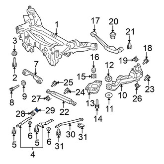 Nissan OE - Suspension Trailing Arm Washer