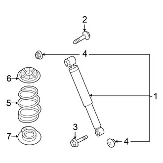 Nissan OE - Rear Suspension - Shocks & Components (AWD)
