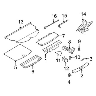 Nissan OE - Rear Body & Floor - Interior Trim