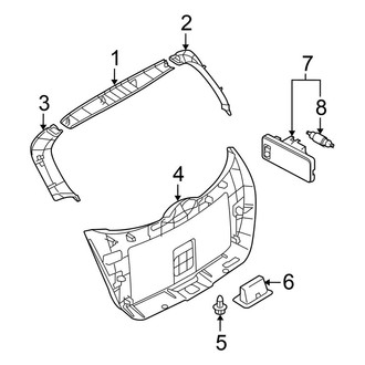 Nissan OE - Lift Gate - Interior Trim