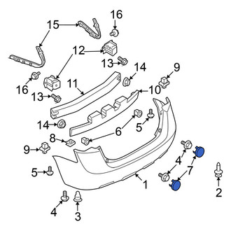 Nissan OE - Tail Light Assembly Cap